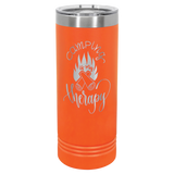 Polar Camel 22 oz.Skinny Tumbler with Slider Lid