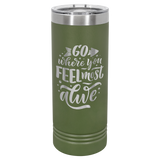 Polar Camel 22 oz.Skinny Tumbler with Slider Lid